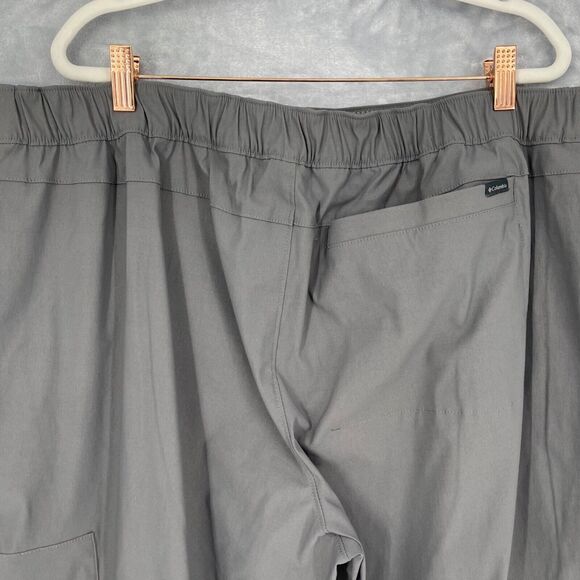 Columbia Pants Mens XXL Short Gray Royce Range Elastic Waist Tapered Jogger - Picture 5 of 16